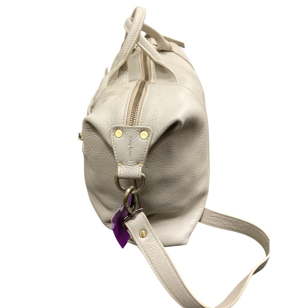 Never Used Sapahn Purse Women’s 1 Size Linda Jean Pebbled Leather Handles &Strap - Picture 4 of 9